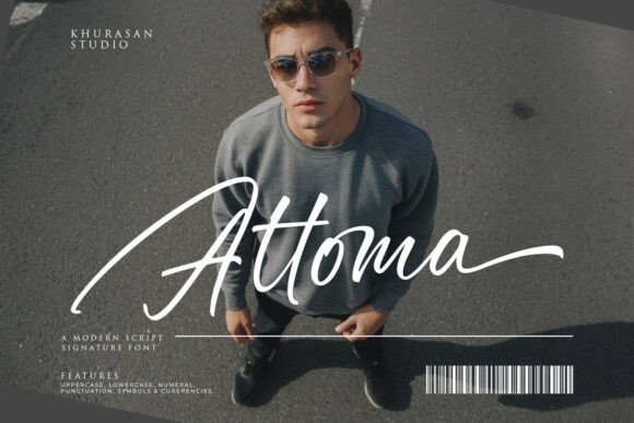 Attoma: The Script Font with Authentic Handwritten Charm