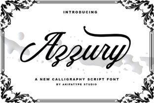 Azzury: A Vintage Script Font for Modern Designers