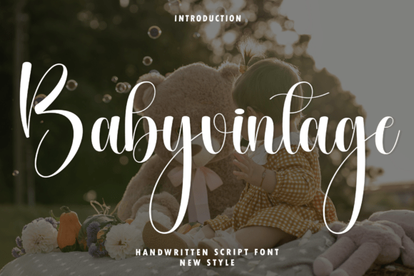 Babyvintage: The Modern Script Font for Elegant Branding