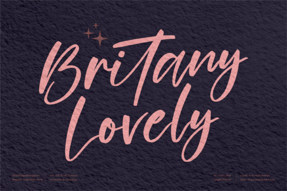 Britany Lovely: Elevate Your Design with Elegant Script Typography