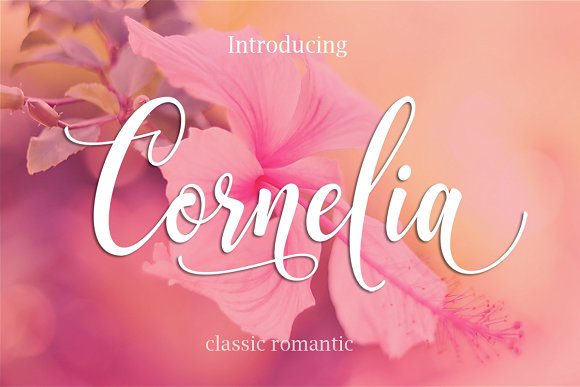 Cornelia: A Handcrafted Script Font for Modern Design