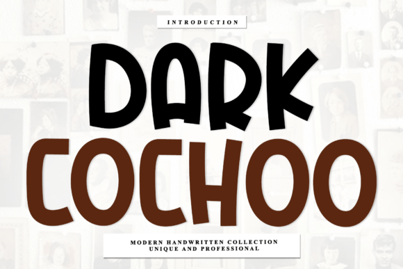 Dark Cochoo: Elevating Design with Artisanal Typography