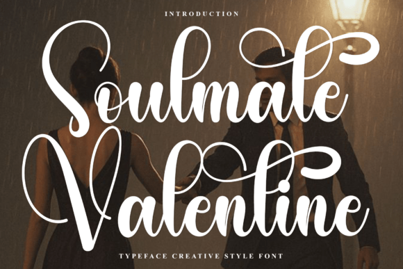 Elevate Your Design with Soulmate Valentine Typography