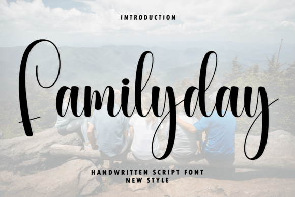 Familyday: Elevate Your Visual Storytelling with Elegant Script