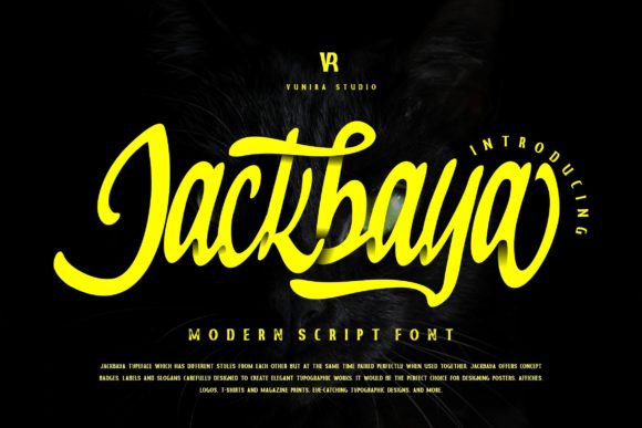 Jackbaya: The Chic Script Font for Modern Elegance