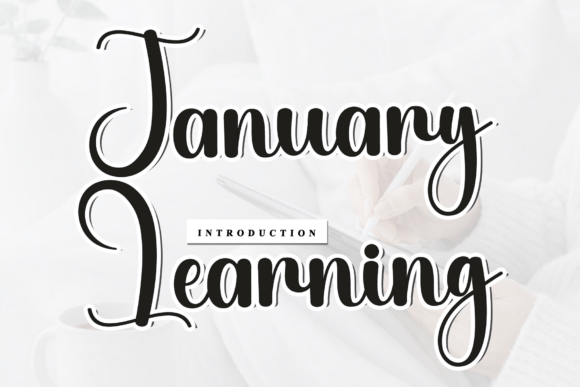 January Learning: The Rhythmic Script for Artisanal Branding
