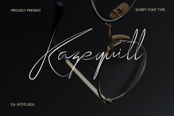 Kazequill: The Elegant Script Font for Modern Design