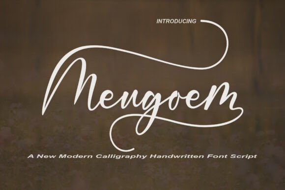 Meugoem: A Calligraphic Font for Modern Design
