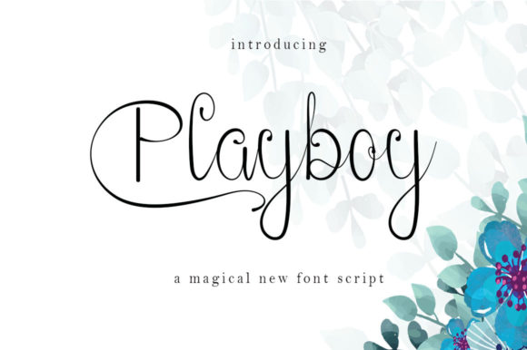 Playboy: A Playful Script Font for Creative Designs