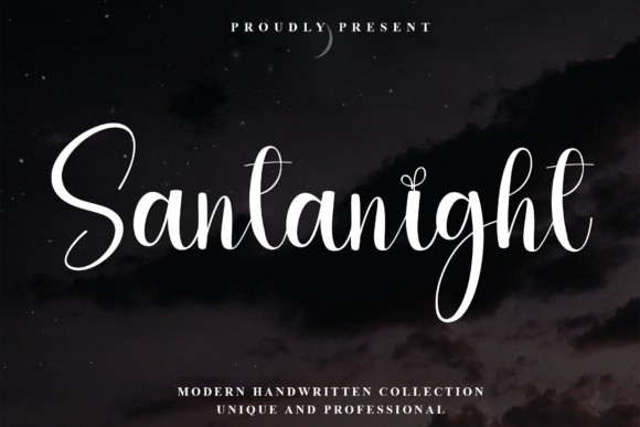 Santanight: The Modern Script Font for Elegant Branding