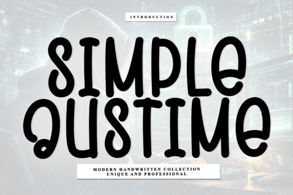 Simple Justime: Elevating Brand Identity with Artisanal Typography