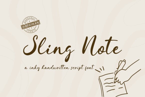 Sling Note: The Expressive Script Font for Authentic Design