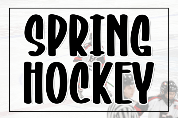 Spring Hockey: The Fluid Script Font for Modern Branding
